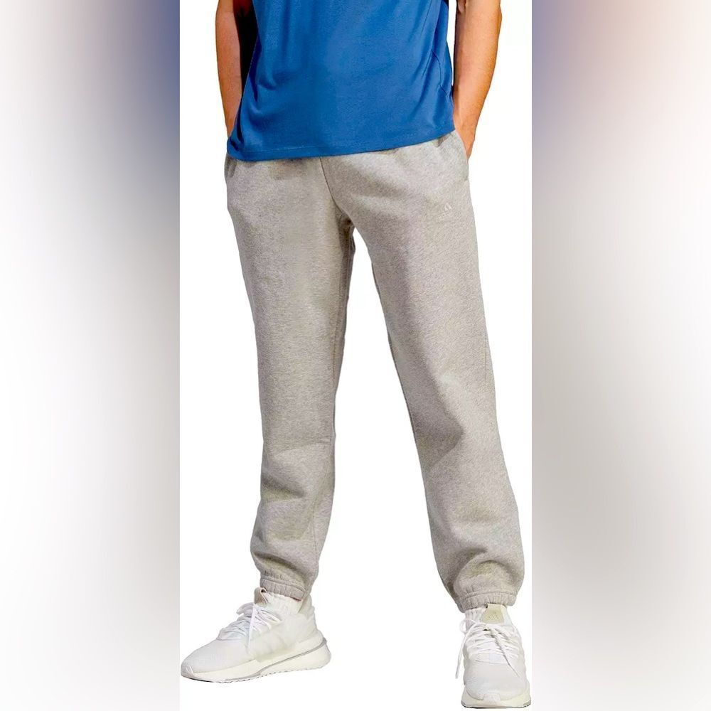 NWT MENS ADIDAS ALL SEASONS JOGGERS Grey